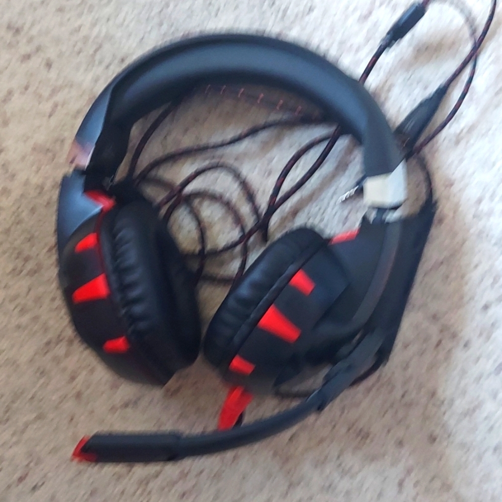 Gaming headset with mic